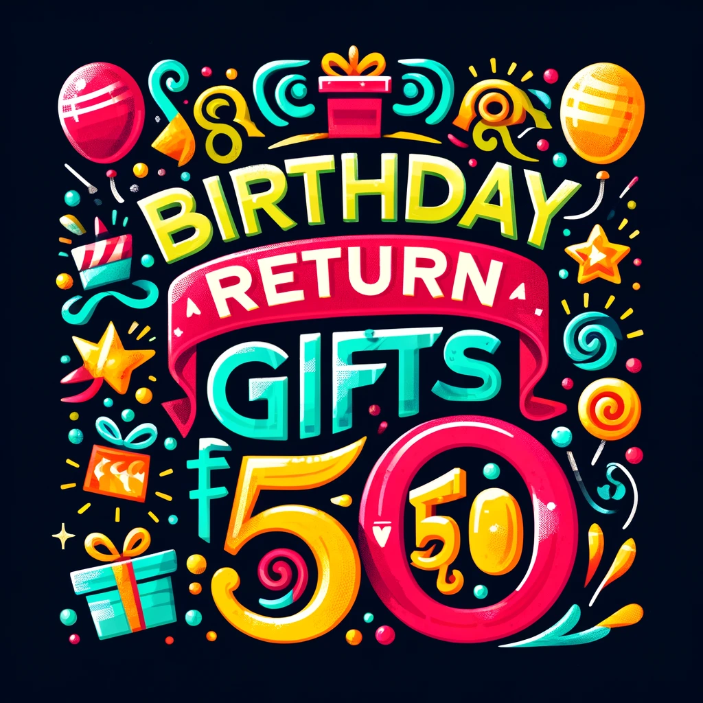 Birthday Return Gift Ideas for 50 Rs With Images