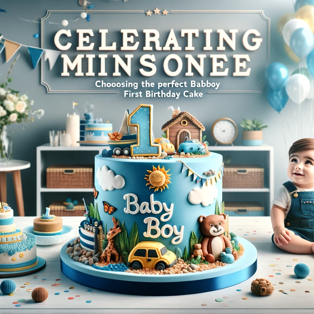 Celebrating Milestones Choosing the Perfect Baby Boy First Birthday Cake