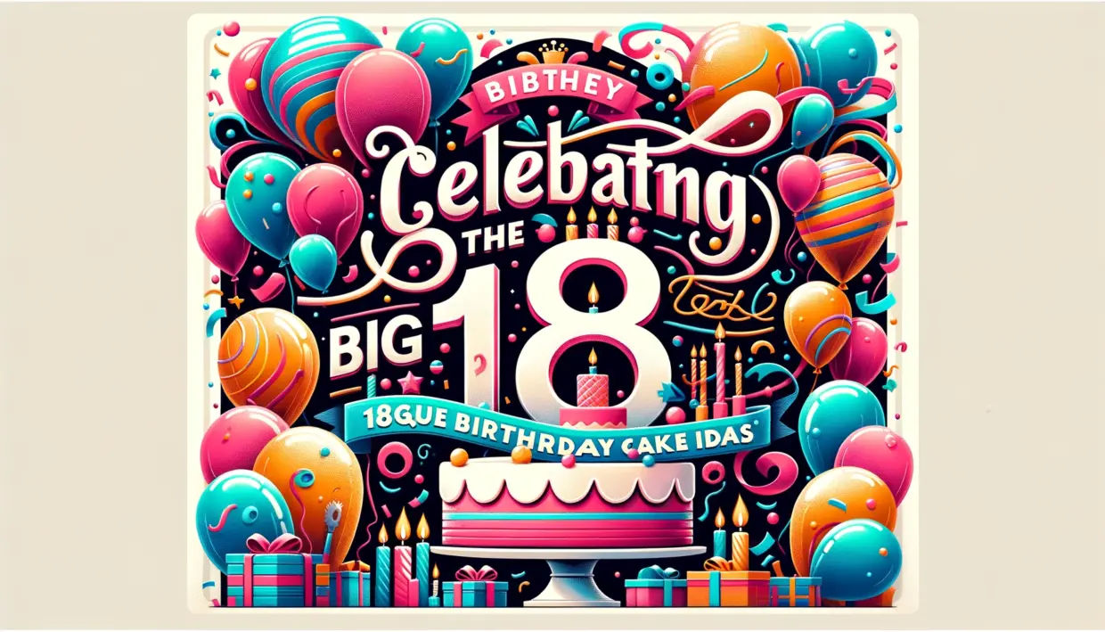 Celebrating the Big 18 Unique and Trendy 18th Birthday Cake Ideas