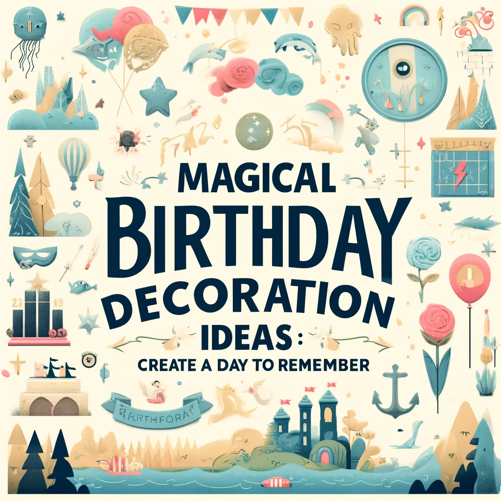 Magical Birthday Decoration Ideas for Kids Create a Day to Remember!