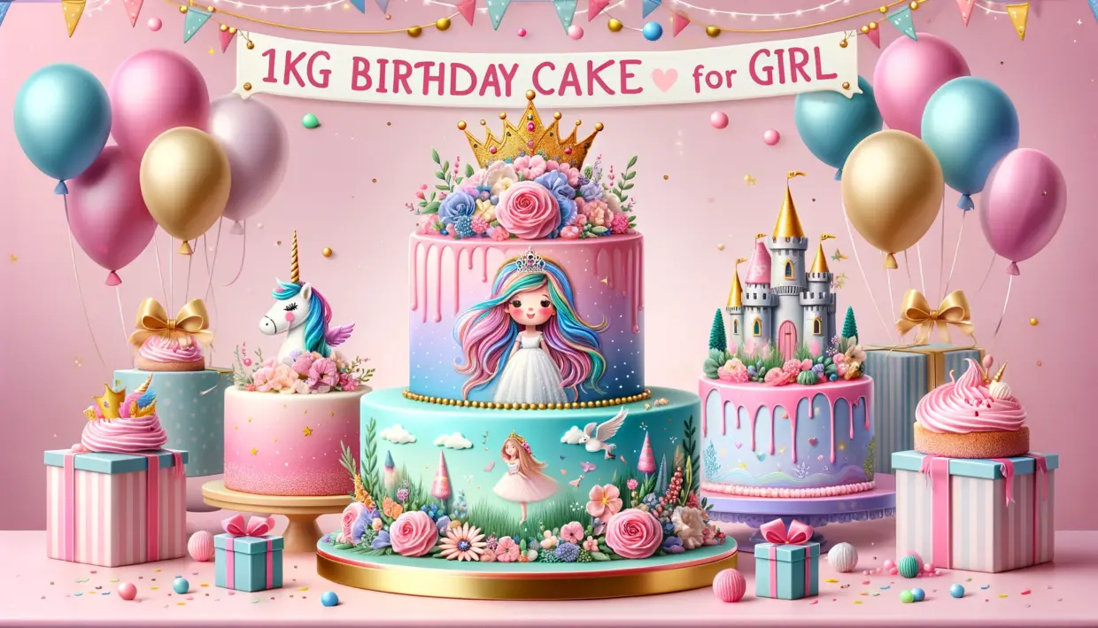 1kg Birthday Cake for Girl Perfect Choices for a Sweet Celebration