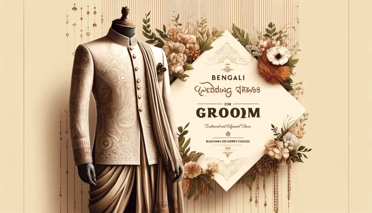 Bengali Wedding Dress for Groom Traditional and Elegant Choices