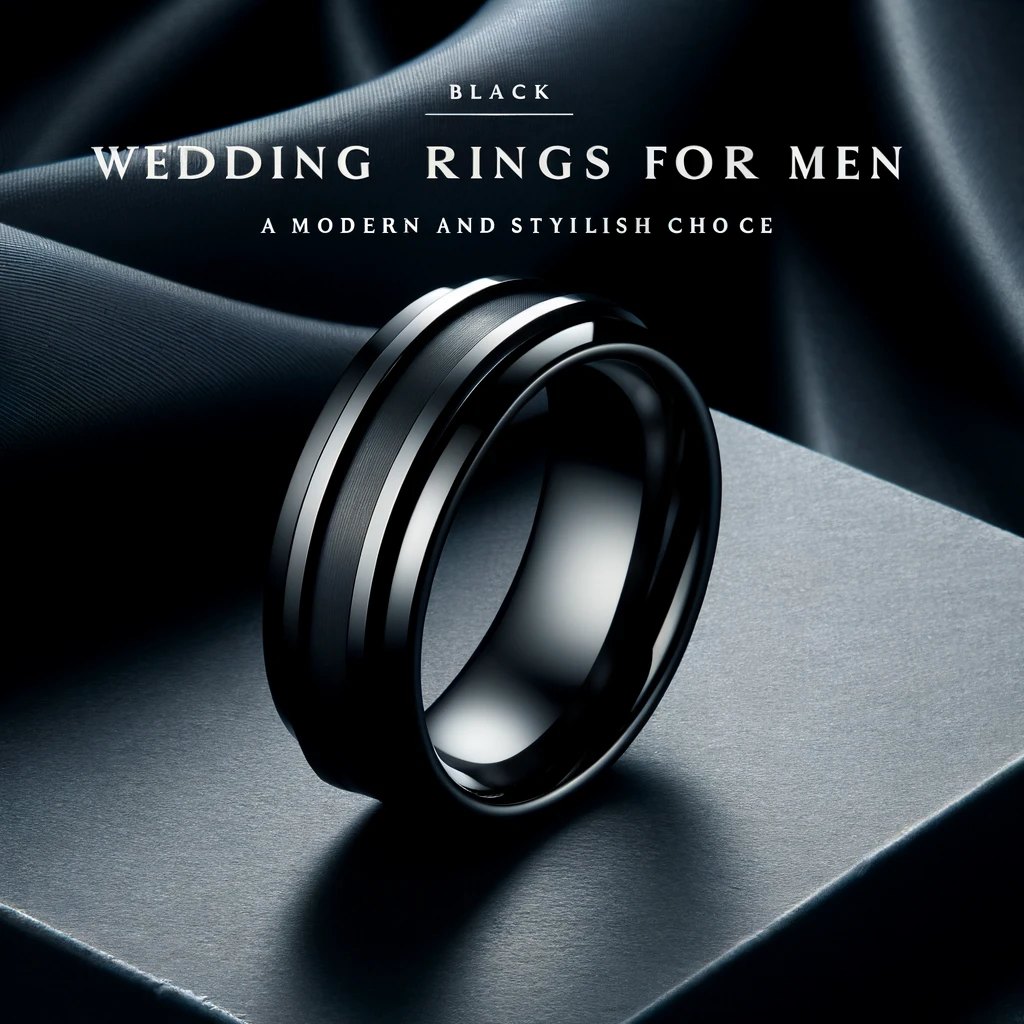 Black Wedding Rings for Men A Modern and Stylish Choice