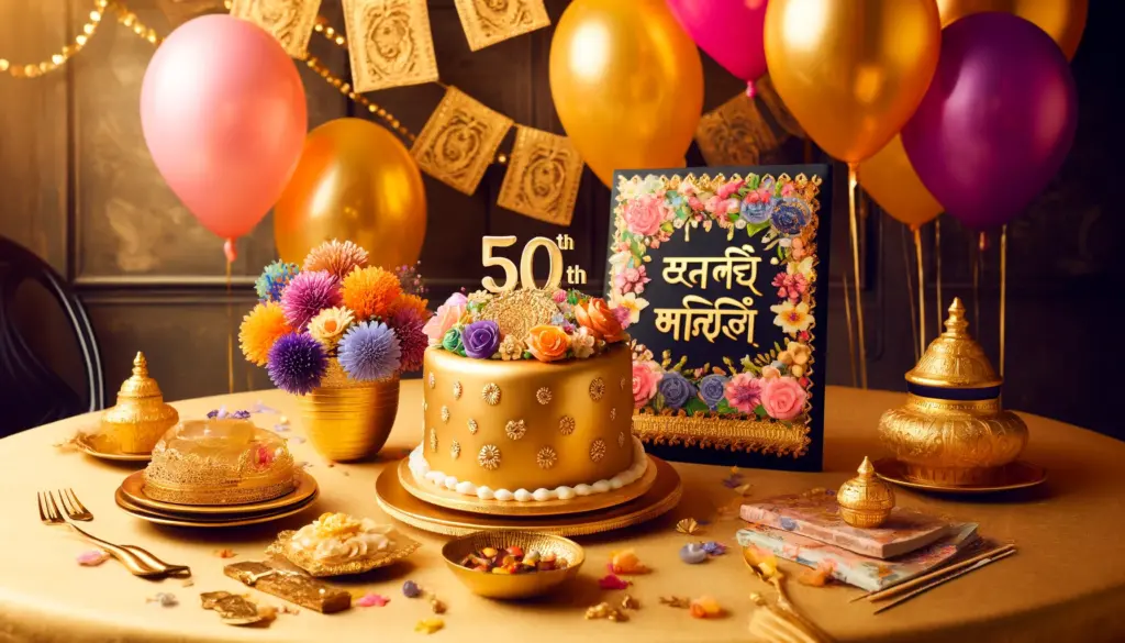 50th birthday wishes in marathi