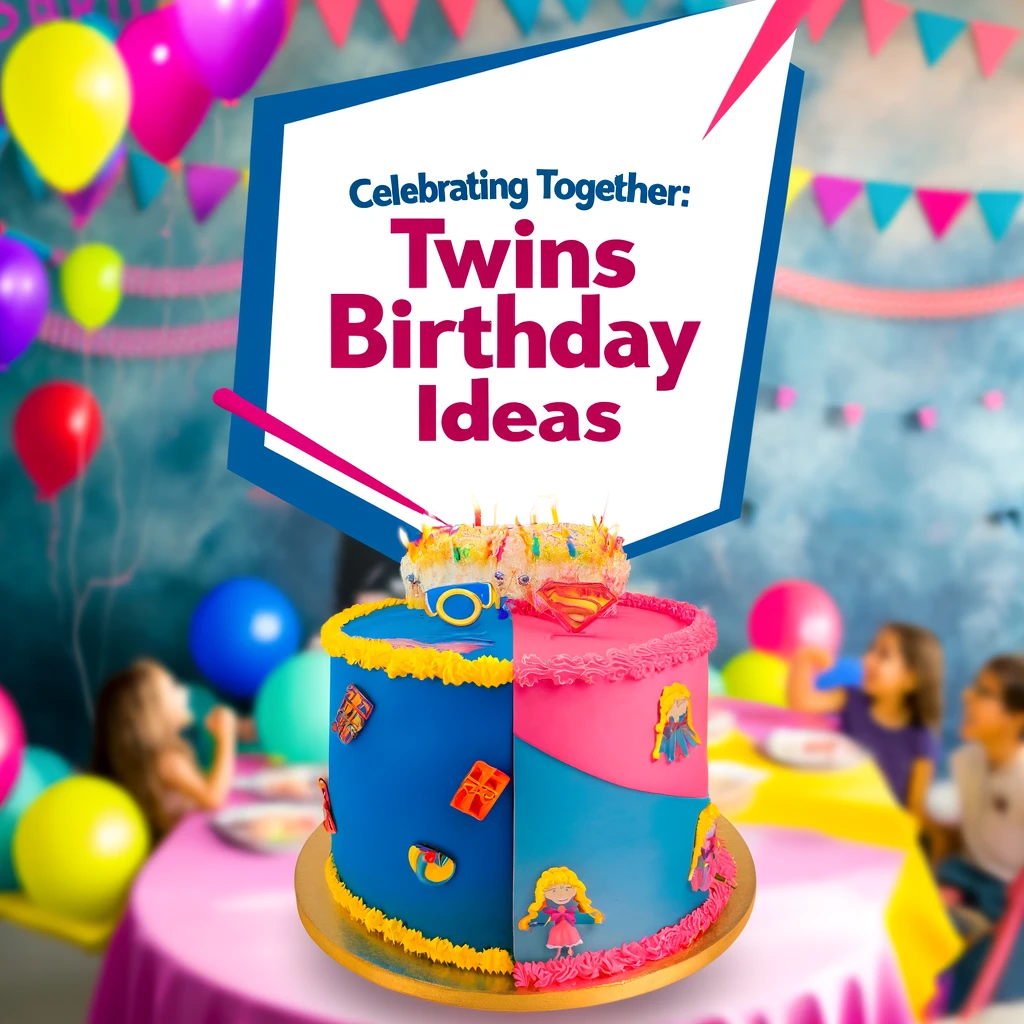 Celebrating Together Creative Twins Birthday Cake Ideas