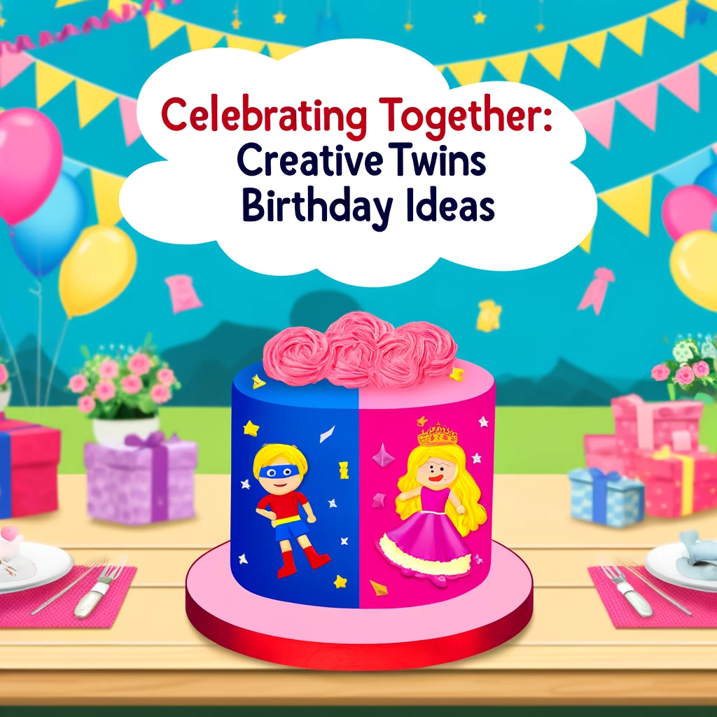 Celebrating Together Creative Twins Birthday Cake Ideas