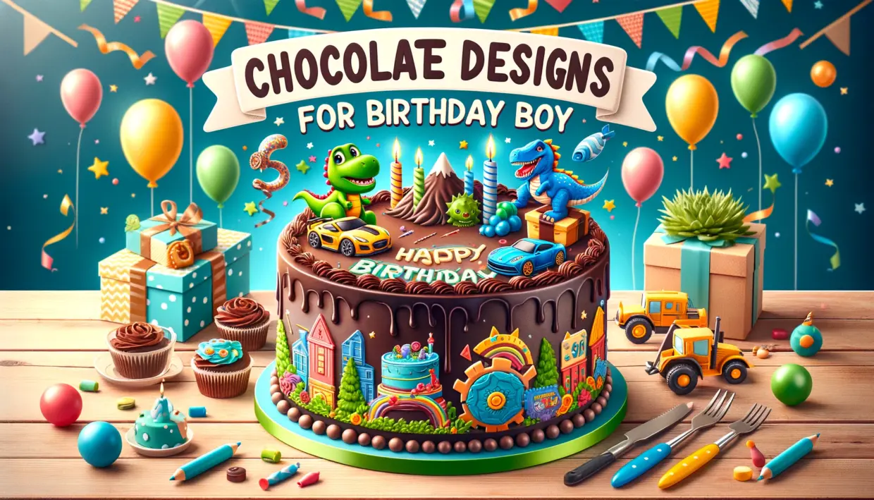 Chocolate Cake Designs for Birthday Boy Delicious and Creative Ideas