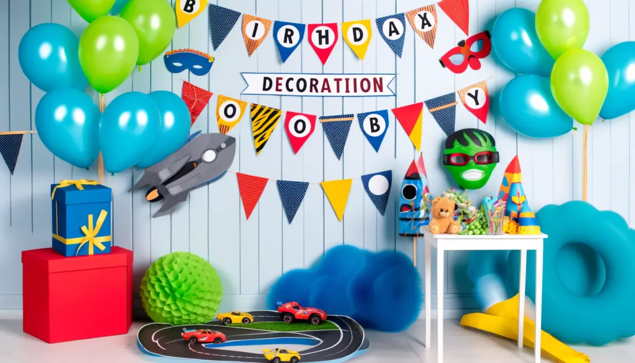 birthday decoration ideas for boy