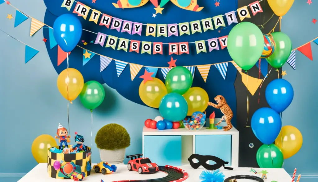 birthday decoration ideas for boy