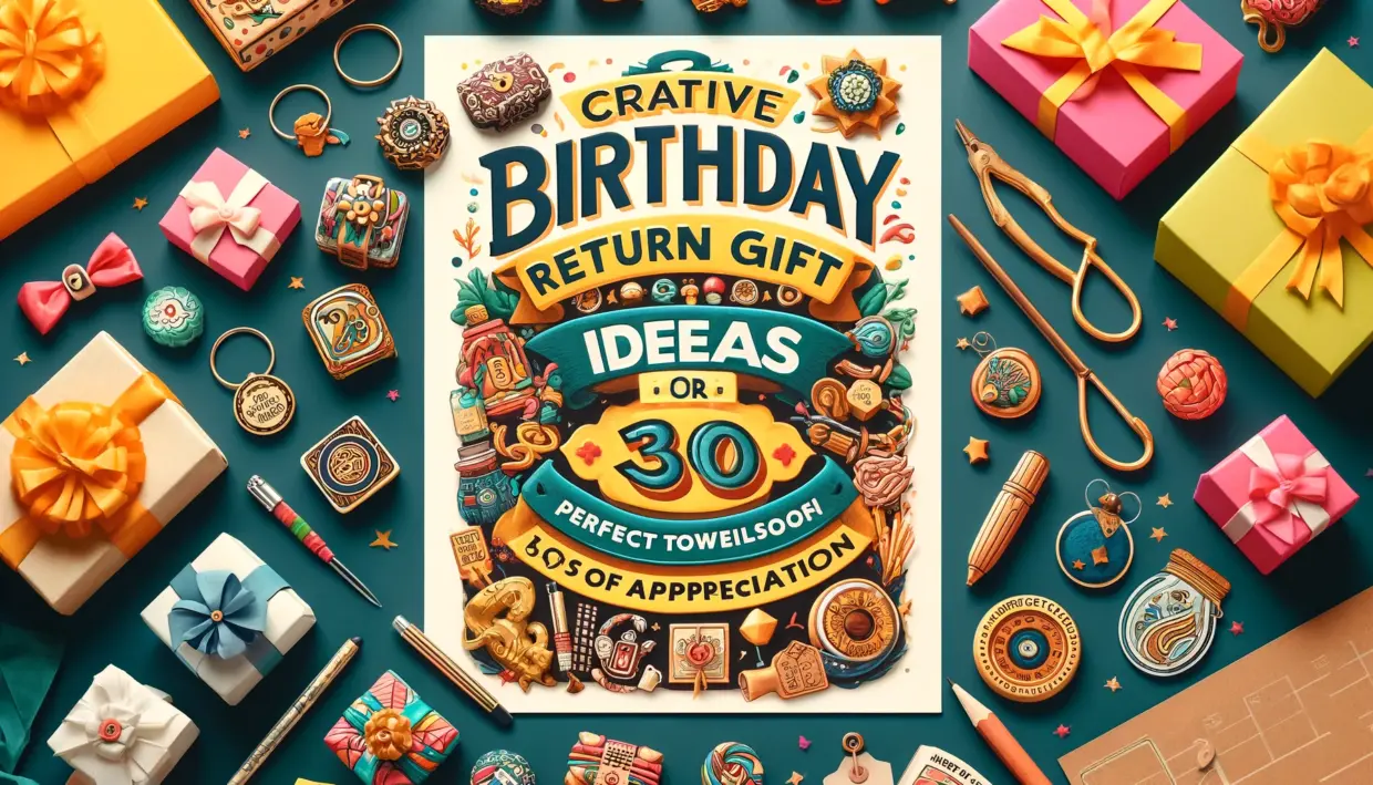 Creative Birthday Return Gift Ideas for 30 Rs: Perfect Tokens of Appreciation