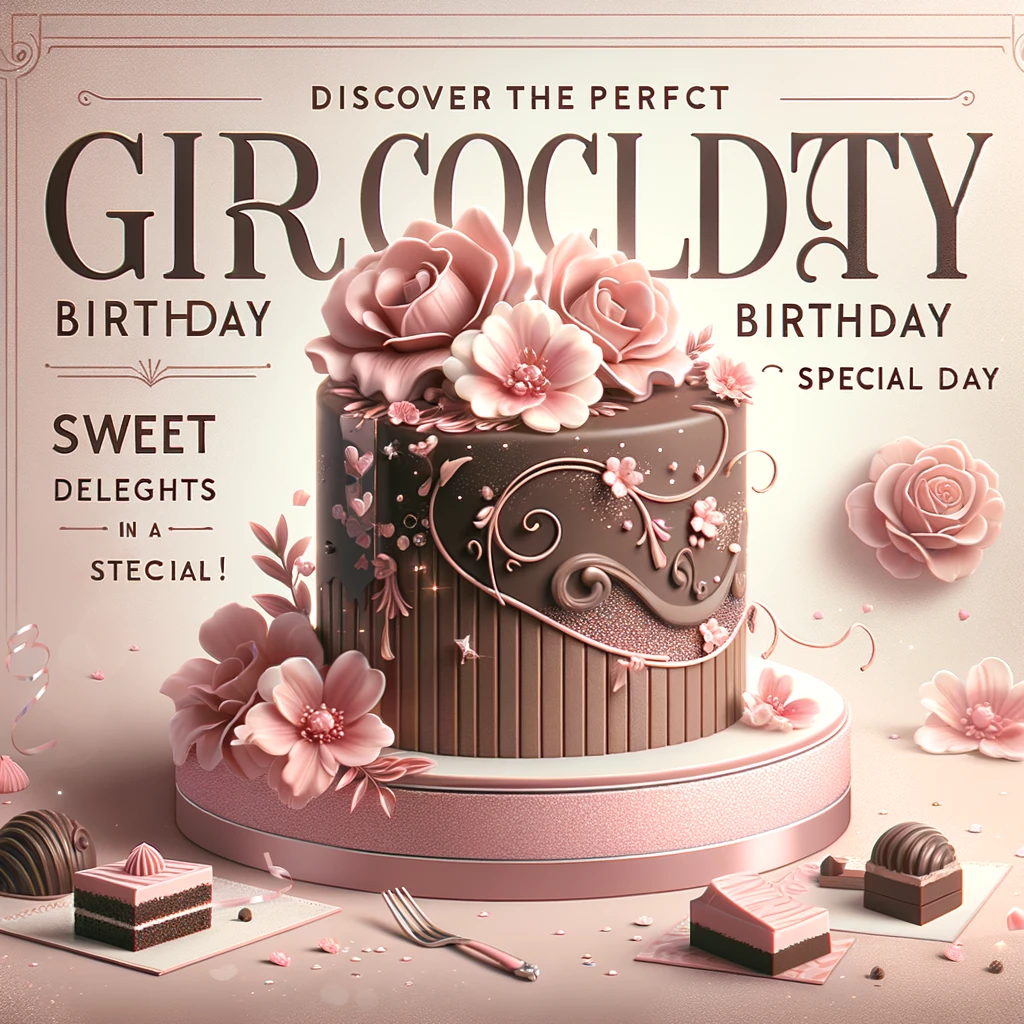 Discover the Perfect Girly Chocolate Birthday Cake Sweet Delights for a Special Day