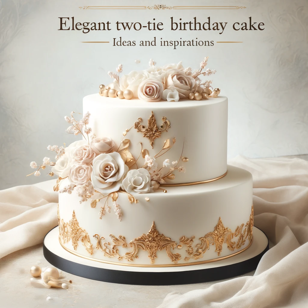 Elegant Two-Tier Birthday Cake Ideas and Inspirations