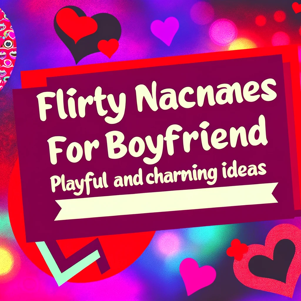 Flirty Nicknames for Boyfriend Playful and Charming Ideas