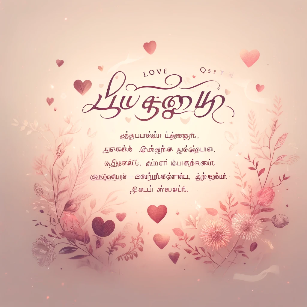 Love Quotes in Tamil Heartfelt Messages to Express Your Feelings