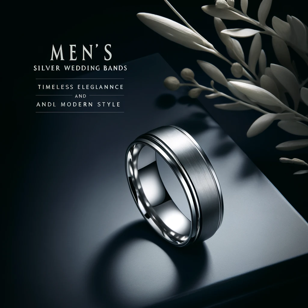 Men’s Silver Wedding Bands Timeless Elegance and Modern Style