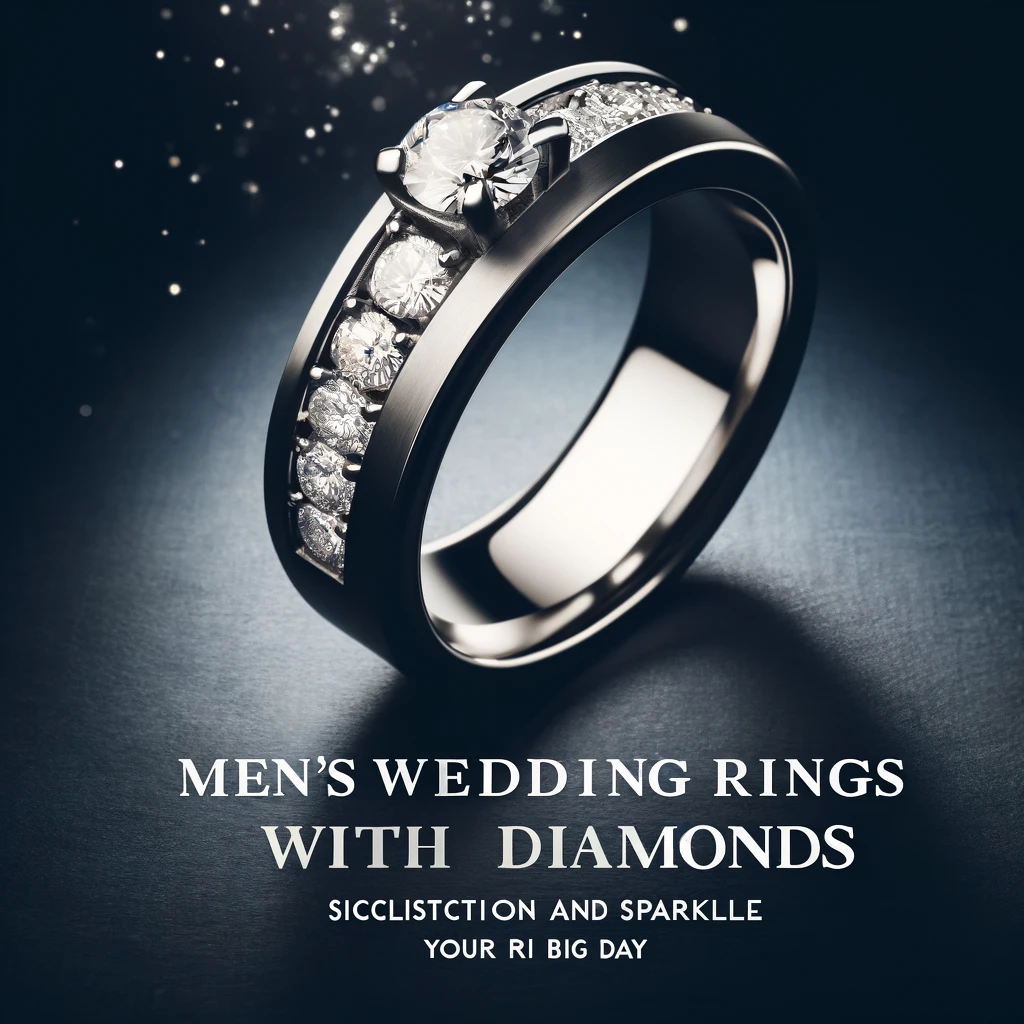 Men's Wedding Rings with Diamonds Sophistication and Sparkle for Your Big Day