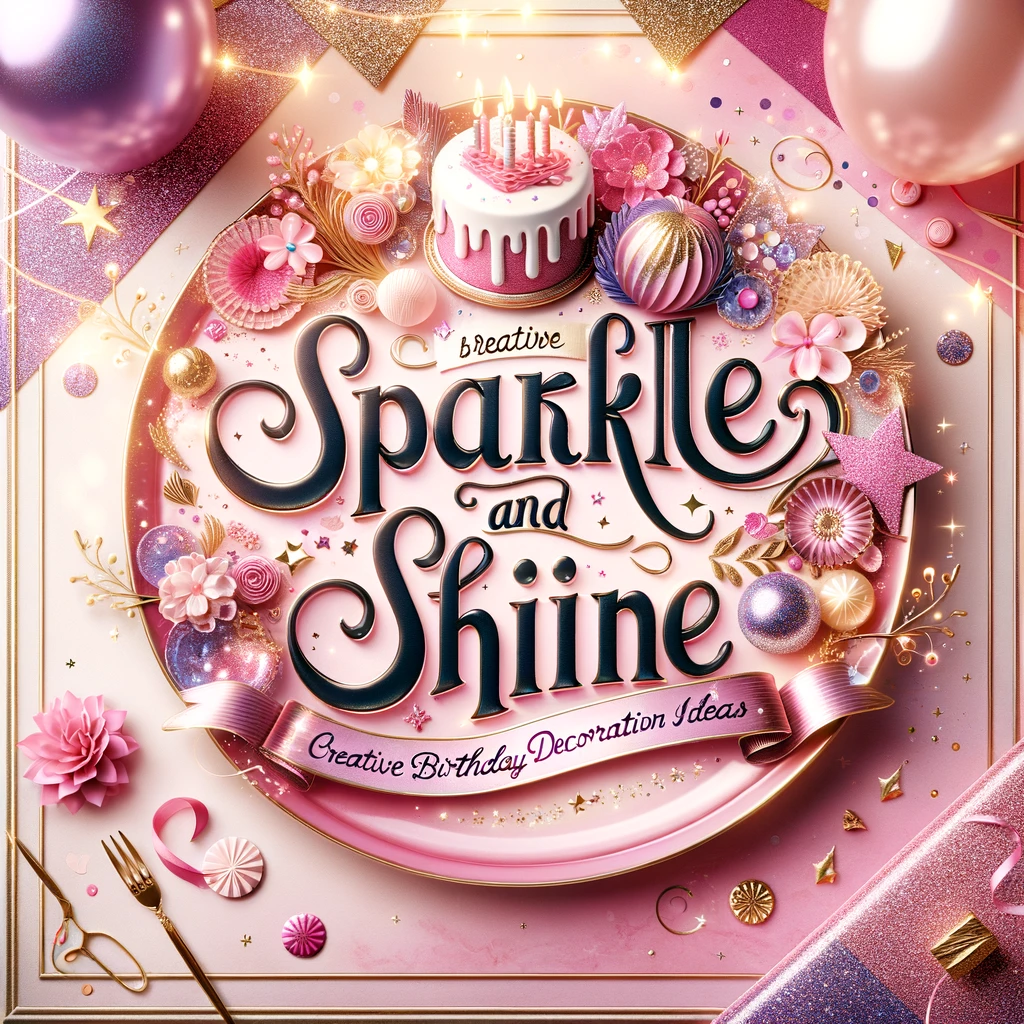 Sparkle and Shine Creative Birthday Decoration Ideas for a Girl's Celebration