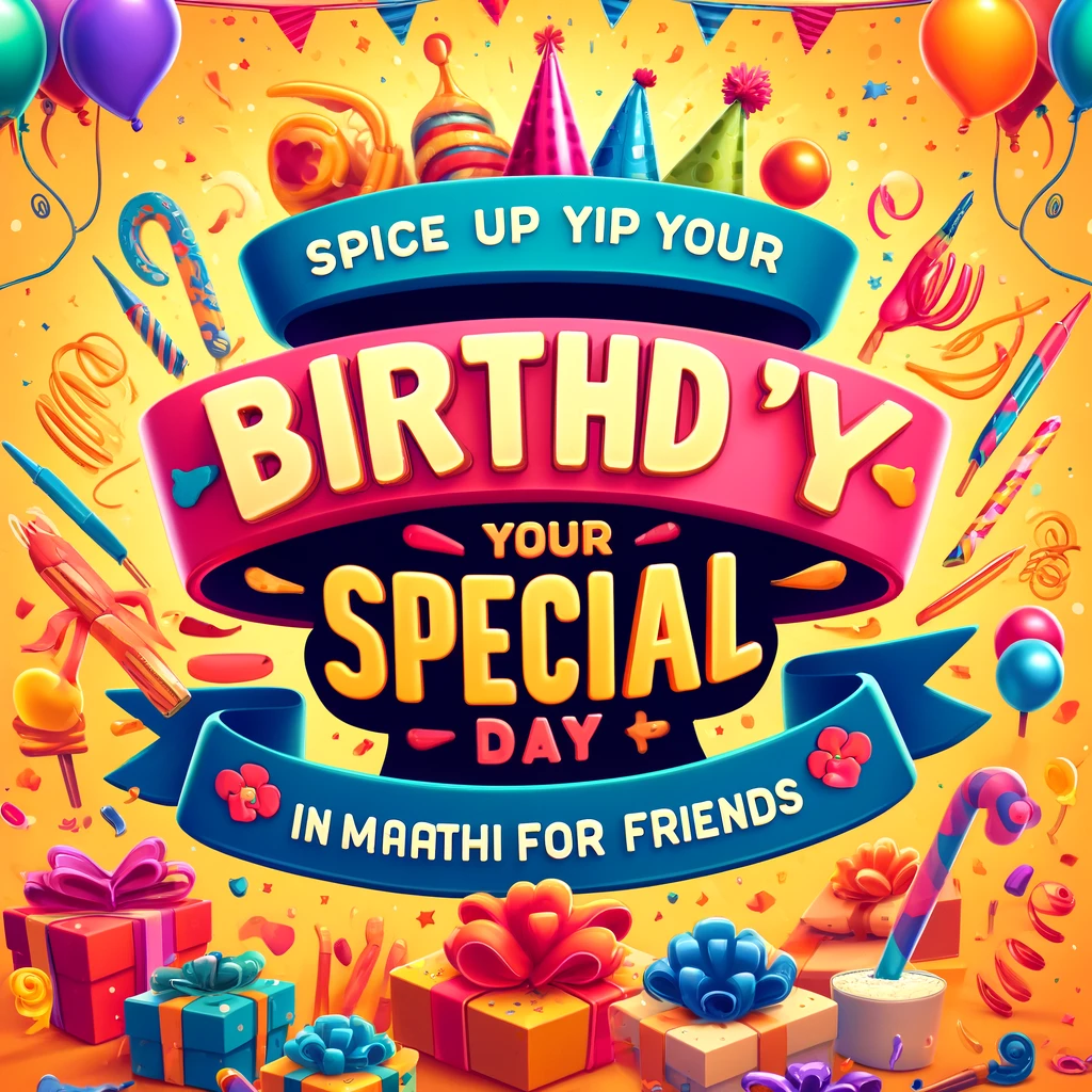 Spice Up Your Friend's Special Day Funny Birthday Wishes in Marathi for Friends