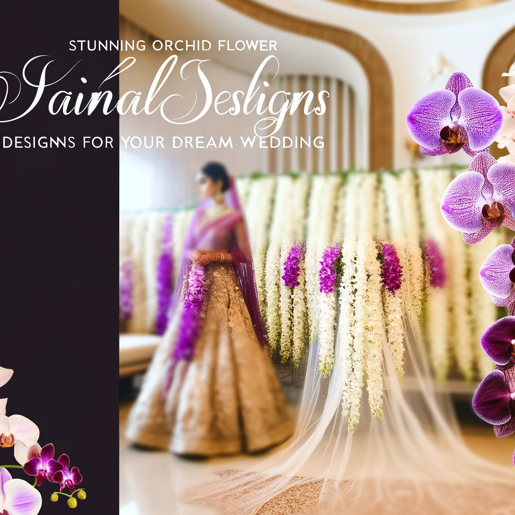 Stunning Orchid Flower Jaimala Designs for Your Dream Wedding