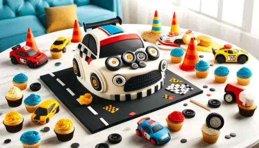 birthday cake car design