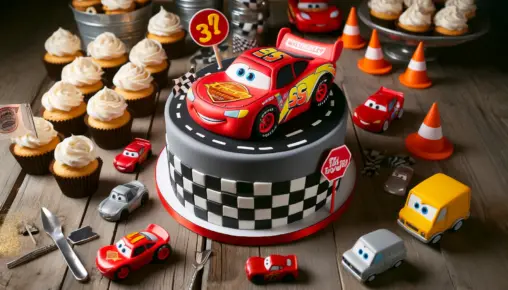 birthday cake car design