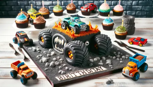 birthday cake car design