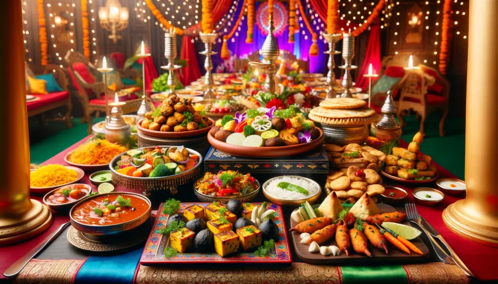 indian wedding menu list vegetarian