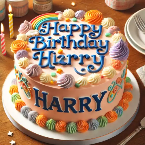 happy birthday harry cake