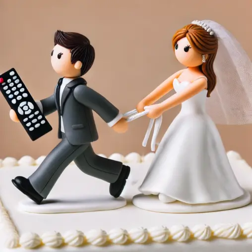 funny wedding cake toppers