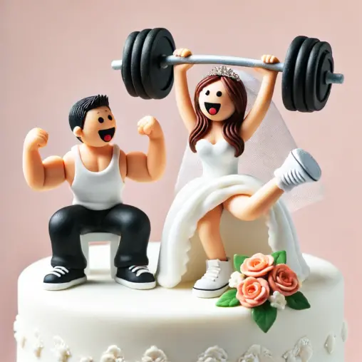 funny wedding cake toppers