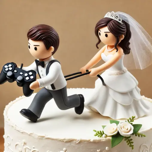 funny wedding cake toppers