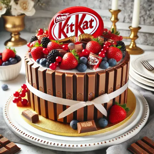 kit kat birthday cake