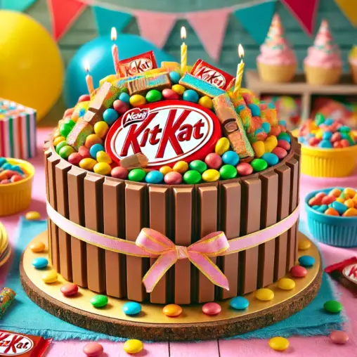 kit kat birthday cake