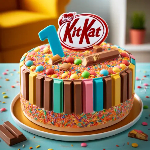 kit kat birthday cake