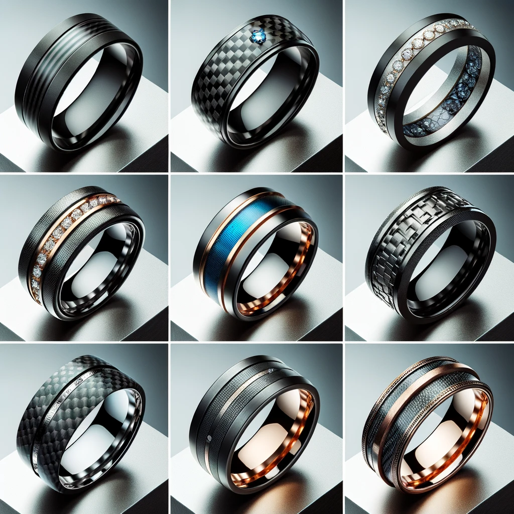 The Future of Forever Embracing Carbon Fiber Wedding Bands